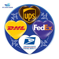 Tasas de costo Ever Ocean Entrega rápida Ddp Fcl Lcl Carga puerta a puerta Air Express Courier Contenedor completo Agente de envío Canadá EE. UU.