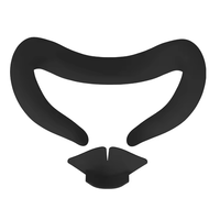 Accessoires VR : Housse de protection pour sangle de tête, masque et couvre-visage en silicone pour casque VR Oculus Quest 3
