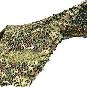 Voiles <span class=keywords><strong>de</strong></span> <span class=keywords><strong>camouflage</strong></span> décoratives en tissu 3D marron et vert, pare-soleil, rideaux en maille, protection solaire - Product Image 2