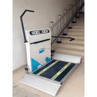Monte-escalier incliné certifié CE pour utilisateurs de fauteuils roulants en intérieur et en extérieur