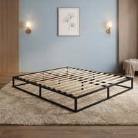 Lattes de lit rigides en bois de hêtre avec composants en acier inoxydable, haute rigidité, durables et robustes, pièces de rechange en vrac pour usine de meubles de chambre