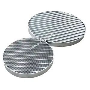 Stainless Steel 304 316 Micron Wedge Wire Screen Johnson Filter Mesh With Stiffeners