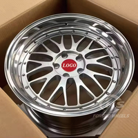 عجلات مصنعة حسب الطلب بحافة عميقة (قطعتان) مقاس 18-22 بوصة 5x112 5x130 5x120 لسيارات BMW M2 M3 M4 بورش 911 992 GT4 كاريرا إس كايين