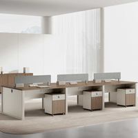 Postes de travail modulaires contemporains très demandés pour studios commerciaux, avec panneaux en bois, pour usage en atelier