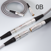 Connecteur Circulaire Auto-Bloquant Push-Pull FGG PHG Série 0B à 2/3/4/5/6/7/9/12 Broches pour Rallonge de Câblage