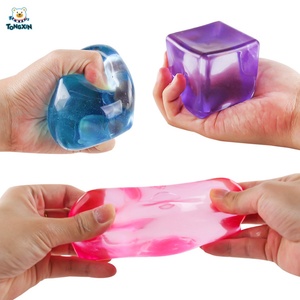 Jouet Squishy en forme de glaçon coloré en gelée, créatif, <span class=keywords><strong>anti</strong></span>-<span class=keywords><strong>stress</strong></span>, portable, jouet de décompression, vente en gros TX - Product Image 1