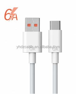 6A <b>USB</b> C Fast Charging <b>Cable</b> for Huawei Mate 40 Pro Max <b>USB</b> Super Charging Speed TPE Type-C for Mobile Phone - Product Image 1