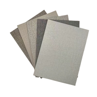 Panneau mural en bois de bambou imperméable, panneau en contreplaqué, panneau acoustique en bambou pour extérieur avec matériau plastique, design de bardage moderne
