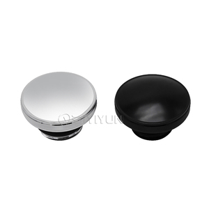 Bon <span class=keywords><strong>prix</strong></span>, couvercle de réservoir de carburant rond en aluminium simple pour <span class=keywords><strong>moto</strong></span> Harley Sportster XL 883 1200 48 Dyna Series - Product Image 1