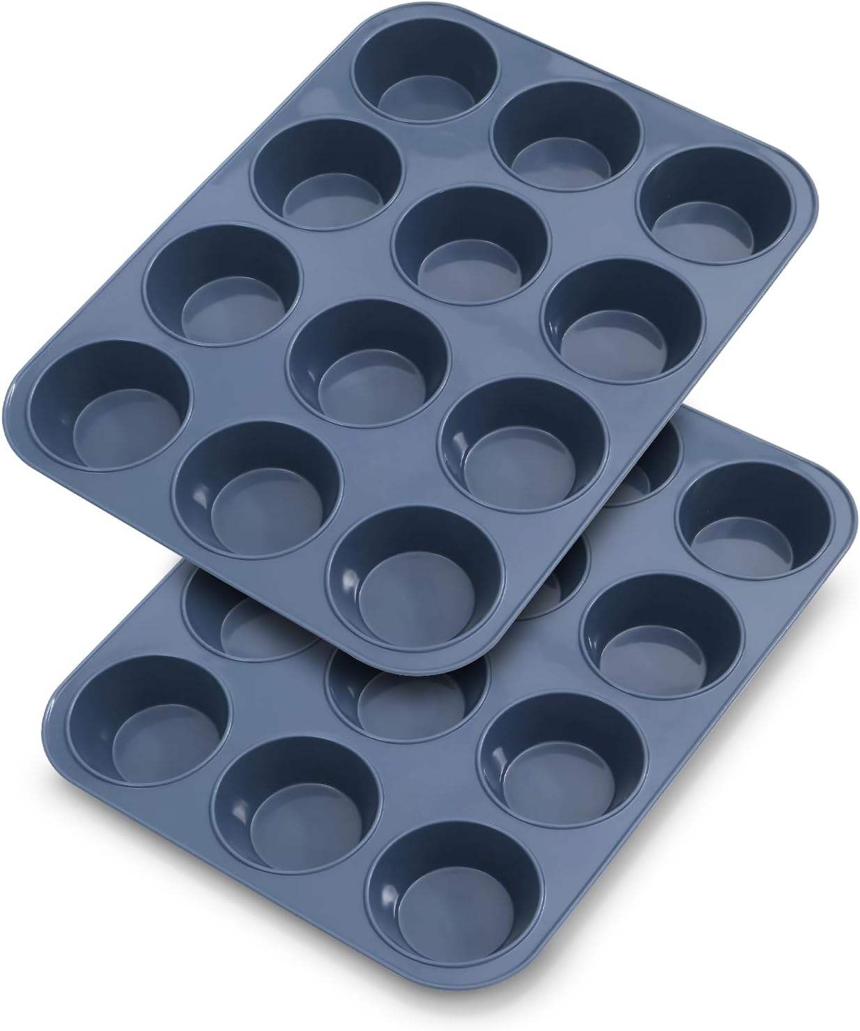 Bakeware Silicone Muffin Tray Tesco Microwave Safe Cupcake Pan Buy