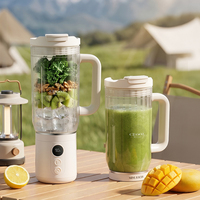 Nouveau mixeur électrique USB Type-C, extracteur de jus, tasse à smoothie, mini mixeur portable rechargeable pour la maison