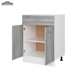 Vietnam Factory Price Wholesale Project Cabinets Modern Design Drawer & Door Kitchen Base Cabinets With Soft Close Hinges