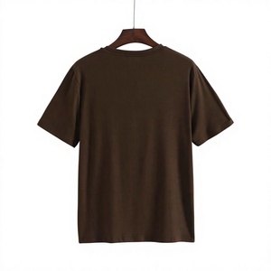 Camiseta de secado rápido 100% algodón, cuello redondo, manga corta, en venta, estampado liso, de la mejor calidad, camisetas casuales para hombre - Product Image 1