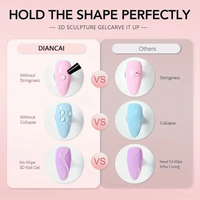 Fuente de lámpara LED Viral TikTok 3D Nail Art Gel para crear elegantes diseños de uñas de estilo francés