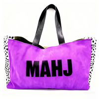 Sac à carreaux Mahjong personnalisé pour femmes American Mah Jongg fourre-tout grande capacité ensembles de jeux Mah-Jong tout-en-un