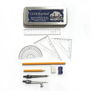 Ensemble de géométrie Cox Marshal en métal, 13 pièces, très vendu sur le marché ghanéen - Product Image 4