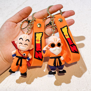 <span class=keywords><strong>Porte</strong></span>-clés 3D Anime <span class=keywords><strong>Dragon</strong></span> <span class=keywords><strong>Ball</strong></span> Saiyan Goku Vegeta en caoutchouc souple PVC, pendentif dessin animé, breloque, 1900 Designs - Product Image 4