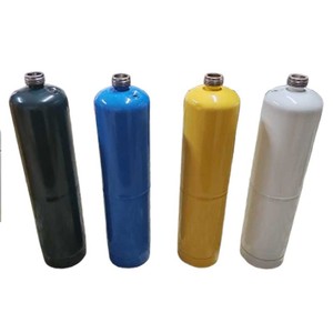 Bouteilles miniatures vides CGA600 pour la fabrication <span class=keywords><strong>de</strong></span> <span class=keywords><strong>gaz</strong></span> réfrigérant <span class=keywords><strong>propane</strong></span> R134a - Product Image 1