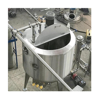 Cuve de mélange en acier inoxydable avec agitateur et chauffage électrique, homogénéisateur haute vitesse pour le traitement des produits chimiques, certifié ISO9001