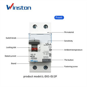 <span class=keywords><strong>DX3</strong></span>-<span class=keywords><strong>ID</strong></span> 2P RCCB 230V 6A - 100A <span class=keywords><strong>40A</strong></span> RCCB RCD mini disjoncteur de fuite - Product Image 4