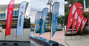 Nhà Máy Chuyên Nghiệp Sản Xuất Tùy Chỉnh Bãi Biển Cờ Quảng Cáo In Lông Cờ Với Kỹ Thuật Số In Ấn Kỹ Thuật - Product Image 4