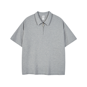 Camisetas Térmicas de Gran Tamaño para Hombre, Diseño Nuevo 2022, Tejido de Punto Grueso, 260 g/m², Estilo Hip Hop, Lisas, Teñidas, Casuales - Product Image 1