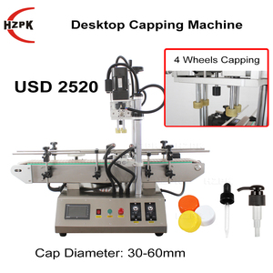 Máquina Automática de Llenado de Líquidos HZPK para Botellas de Agua, Cosméticos, Lociones, Leche, Aceites Esenciales y Jugos, con Funciones de Llenado, Tapado y Etiquetado - Product Image 5