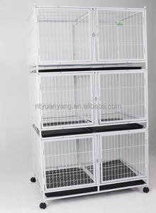 Usine de cage pour chien Vente en gros Grand espace Chenil robuste pour chien Caisse durable avec roues Cage d'élevage pliable pour l'intérieur et l'extérieur - Product Image 2