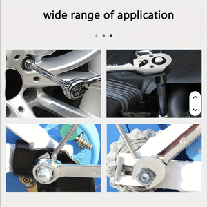 61pcs Carbon Steel Manual <b>Tool</b> Kit Metric Ratchet Socket Wrench Automotive Mechanical Repairs <b>Set</b> SCK-61 SCK-61 - Product Image 6