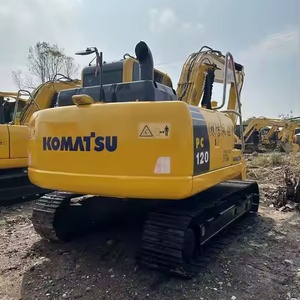 Excavatrice sur chenilles KOMATSU PC120 d'occasion en bon état, faible nombre d'heures de fonctionnement, moteur, boîte de vitesses, poids opérationnel de 12 tonnes, testée et inspectée - Product Image 5