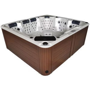 Grande baignoire à remous <span class=keywords><strong>portable</strong></span> avec bacs de relaxation intégrale pour la détente intérieure - Product Image 1