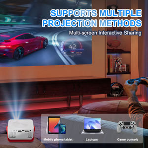 โปรเจกเตอร์อัจฉริยะขายดี M60ระบบแอนดรอยด์ LED HD 720P วิดีโอโทรศัพท์มือถือโฮมเธียเตอร์กลางแจ้งแบบพกพาขนาดเล็ก - Product Image 4