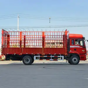 Shaanqi 헤비 듀티 트럭 델롱 L5000 그린 에디션 300HP 4X2 6.8M AMT 자동 기어 팔레트 트럭