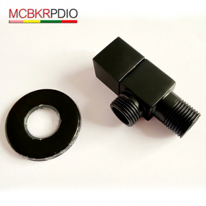 Robinet d'angle en zinc de conception moderne pour eau chaude ou froide pour salle de bain, cuisine ou robinets de toilettes - Product Image 1