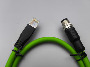 Hot Sale Ethercat <strong>Cable</strong> Connector Quick Female Electrical Wire M8 4 Pin D-code To <strong>RJ45</strong> 8P8C Cat5e Ethernet - Product Image 6