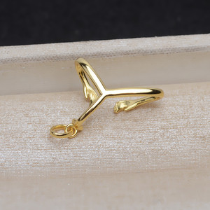 Pendentif en perle baroque, argent 925, bijoux faits à la main, 4994, perle étrangère féminine enveloppante, composants de bijoux vides - Product Image 3