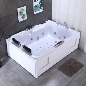 Chine Usine Prix <span class=keywords><strong>Pas</strong></span> <span class=keywords><strong>Cher</strong></span> 2 Personne <span class=keywords><strong>whirlpool</strong></span> Acrylique Massage Baignoire Hôtel De Luxe Bain Autonome Hydromassage - Product Image 1