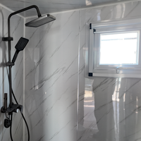 Maison conteneur préfabriquée abordable et extensible de 20, 30 ou 40 pieds, personnalisable, 2 à 5 chambres, bâtiment modulaire multifonctionnel