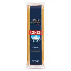 Qualitativ schlanke Capellini-Nusswaren - AGNESI N.1 500G Export-Edition Nusswaren - Hommage an die italienische Gastronomie