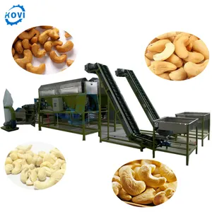 Full automatic cashew nut processing line cashew nut sheller skin removing machine cashews inner coat peeling machines