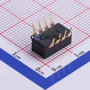 NPI-04-V DIP Switch Through hole Component (THT) Switch 4 2.54mm Black - Product Image 2