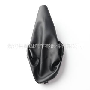 Fuxin – couvercle anti-poussière pour pommeau de levier de vitesse, pour Renault Logan II 13-22, matériau en cuir noir, protection de poignée de vitesse - Product Image 5