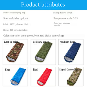 Hot Portable <strong>Sleeping</strong> <strong>Bag</strong> Outdoor Camping Camping Trip <strong>Four</strong> <strong>Seasons</strong> Universal Double Patchable Outdoor <strong>Sleeping</strong> <strong>Bag</strong> - Product Image 2
