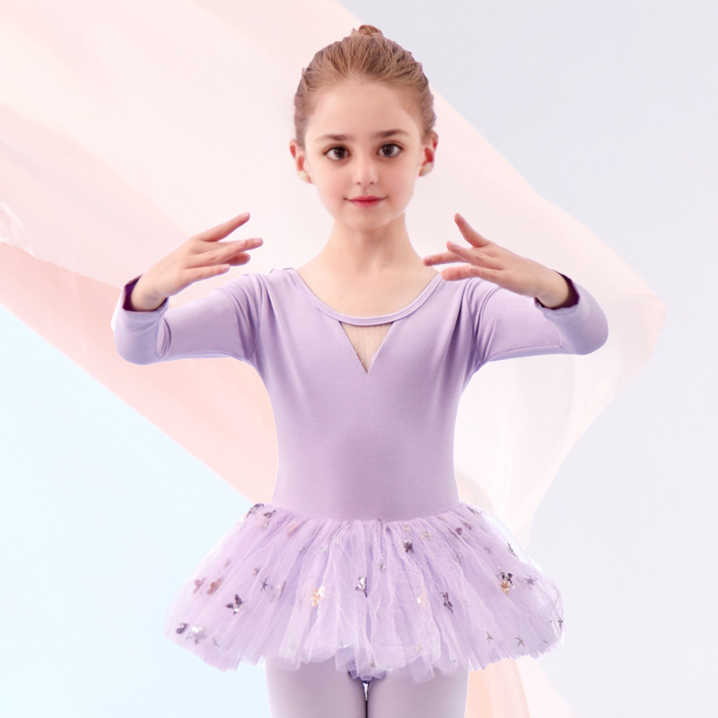 Violet manches longues