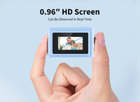 Caméra numérique miniature HD 1080P 2MP avec carte MicroSD, mignonne, de poche, pour enfants, dispositif de sécurité pour les voyages