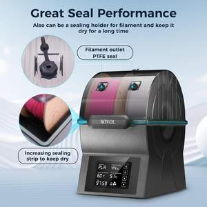 กล่องอบแห้ง Sovol SH02 สภาพใหม่ ที่วางม้วนเส้นพลาสติกสำหรับเครื่องพิมพ์ 3 มิติ พร้อมฮีตเตอร์ PTC เครื่องอบแห้งและเก็บรักษาเส้นพลาสติก - Product Image 3