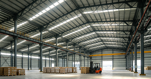 Prefabricated Steel <b>Frame</b> Building, Industrial Park Warehouse & Workshop with On-site Installation - Product Image 6