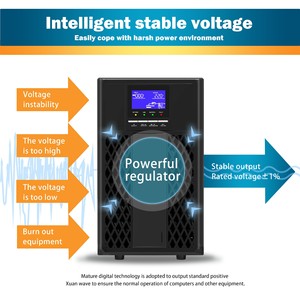 1KVA/2KVA/3KVA/6KVA/10KVA/15KVA/<span class=keywords><strong>20KVA</strong></span> 고주파 트루 더블 변환 온라인 <span class=keywords><strong>UPS</strong></span> 순수 사인파 출력 - Product Image 4