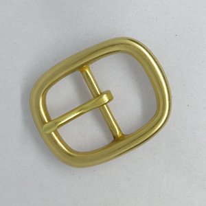 Carosung Großhandel Massiv Messing Runde Pin Schnallen in 25mm Custom Gold Classic Schnalle Lock Gürtel für Männer - Product Image 4