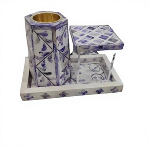 Porta Incienso de Sándalo Natural Ecológico Hecho a Mano de Primera Calidad para Ocasiones Religiosas y Festivas, Bakhoor de Lujo con Aroma a Perla del Desierto - Product Image 1